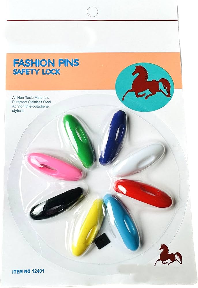 Dr. AWNY Scarf Pins for Hijab 8 Pcs Chromatic Hijab Scarves Pins