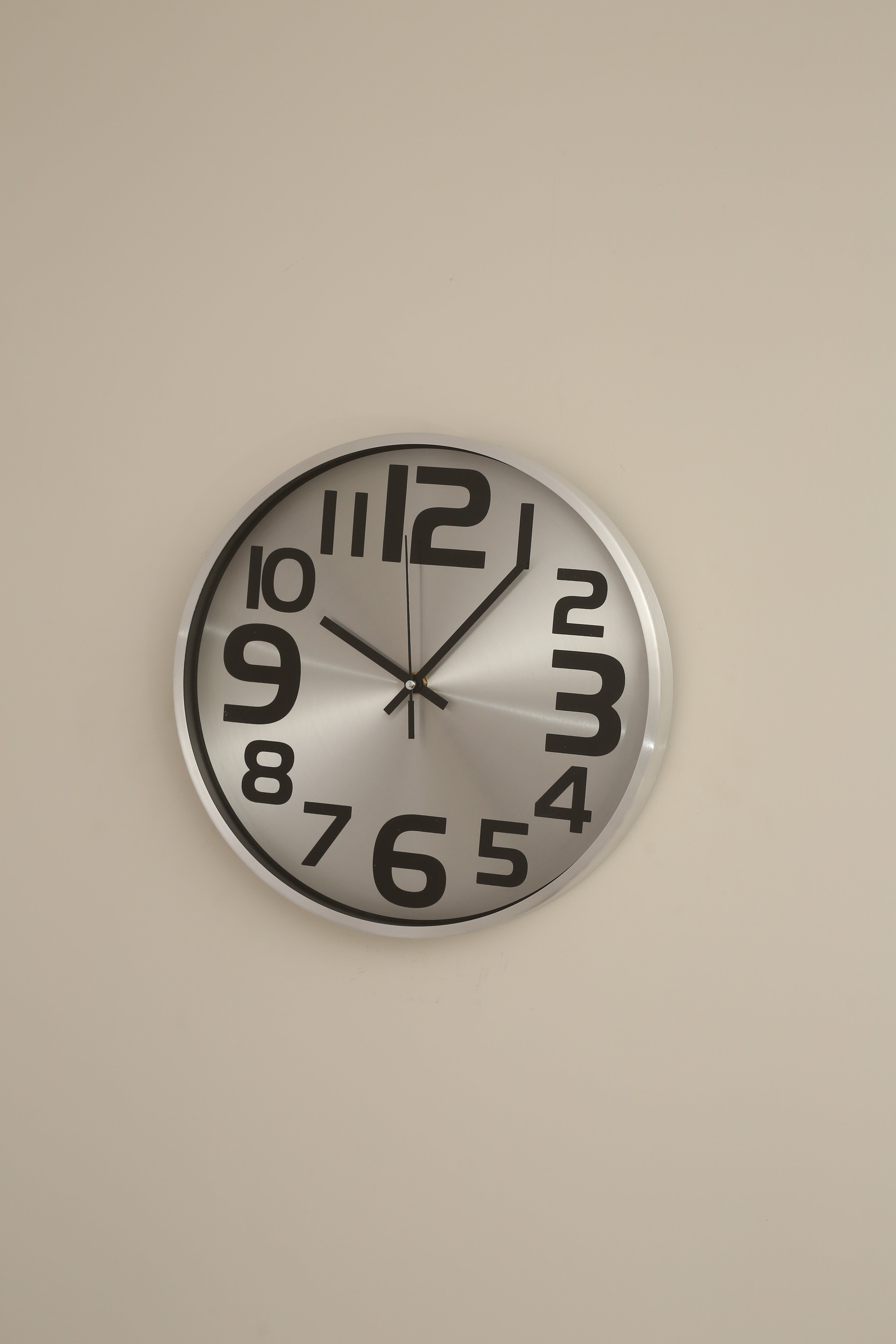 Wall Clock Metal 50121-3