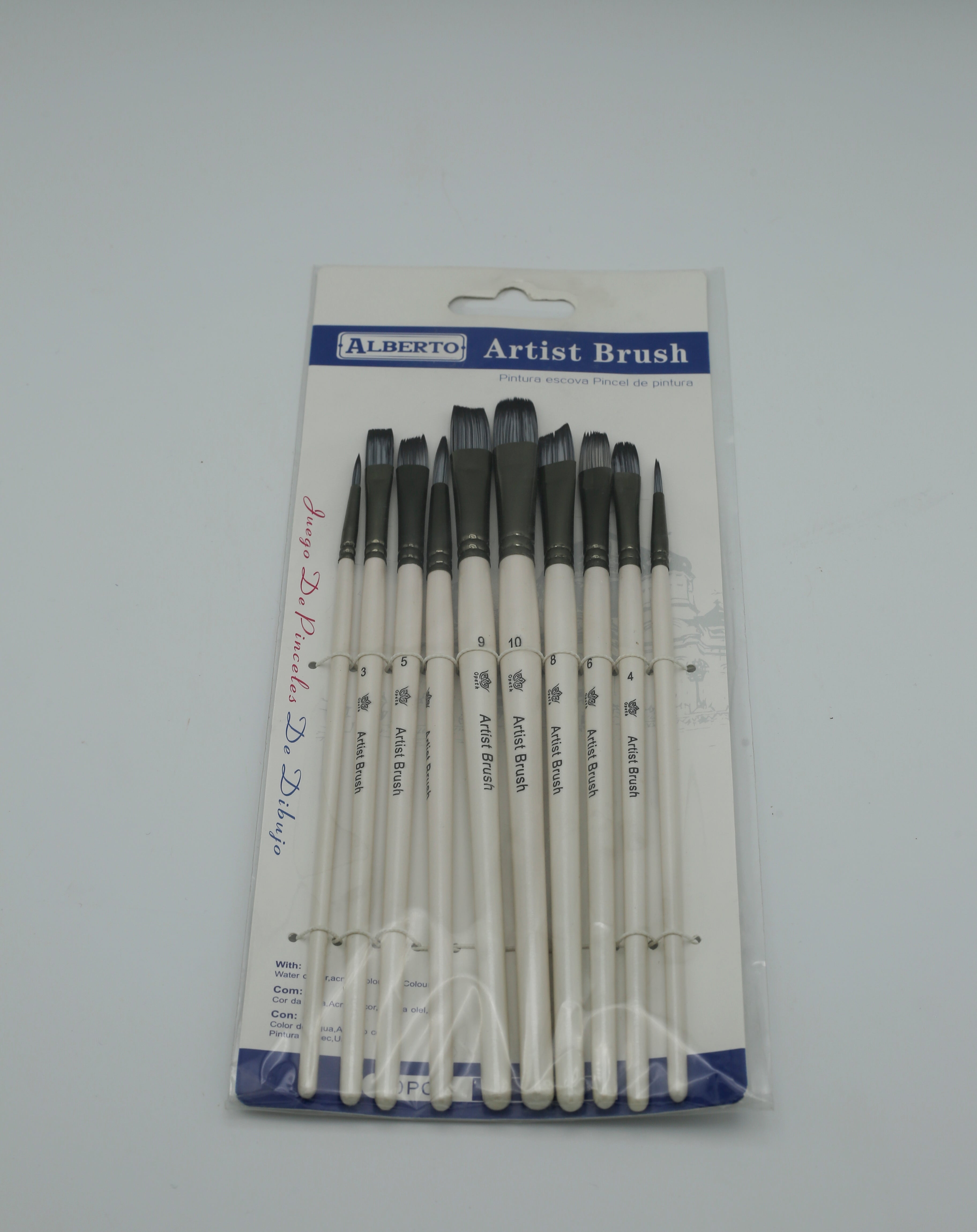 Alberto Artist Brush Set 10pcs BR546001