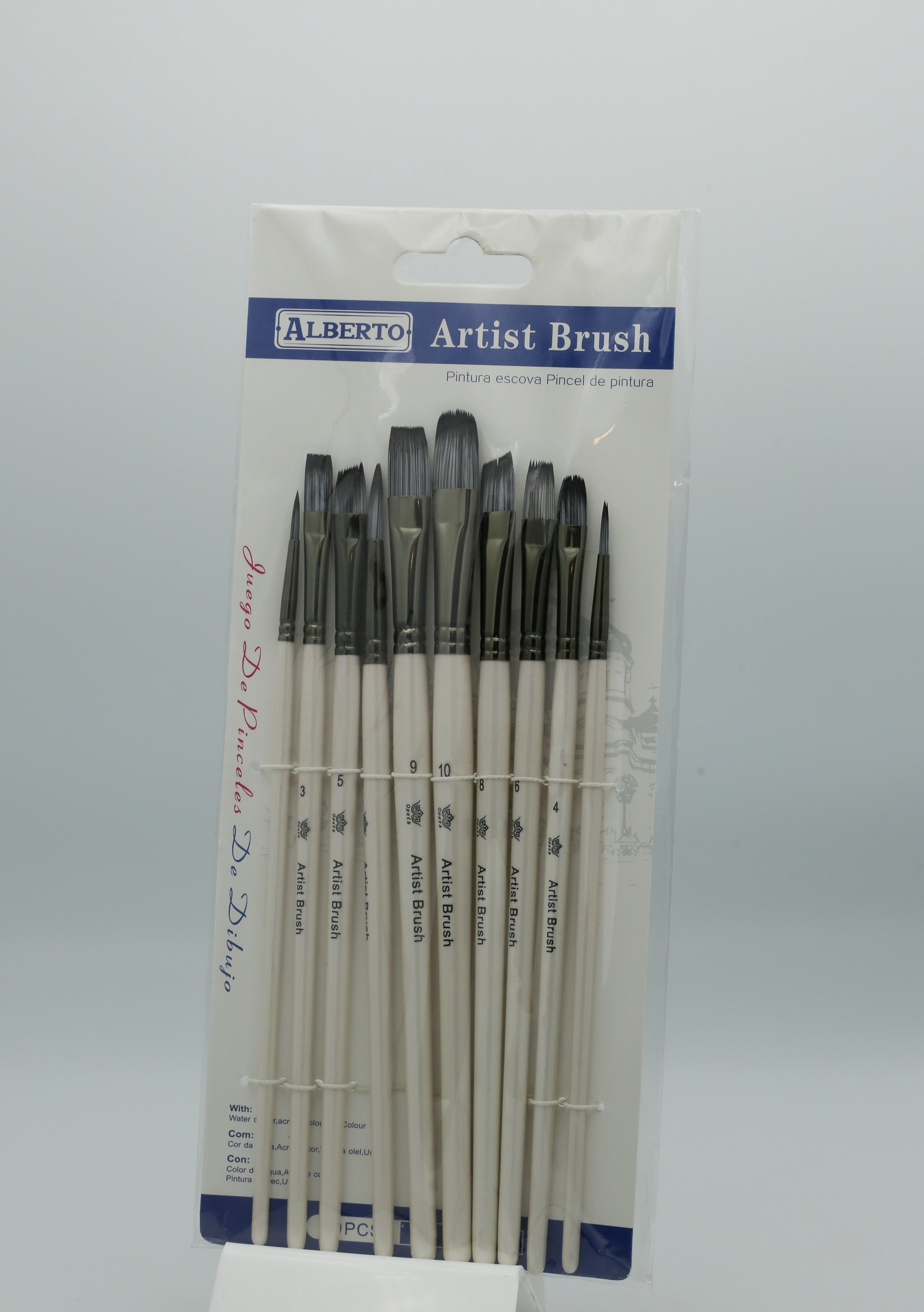 Alberto Artist Brush Set 10pcs BR546001