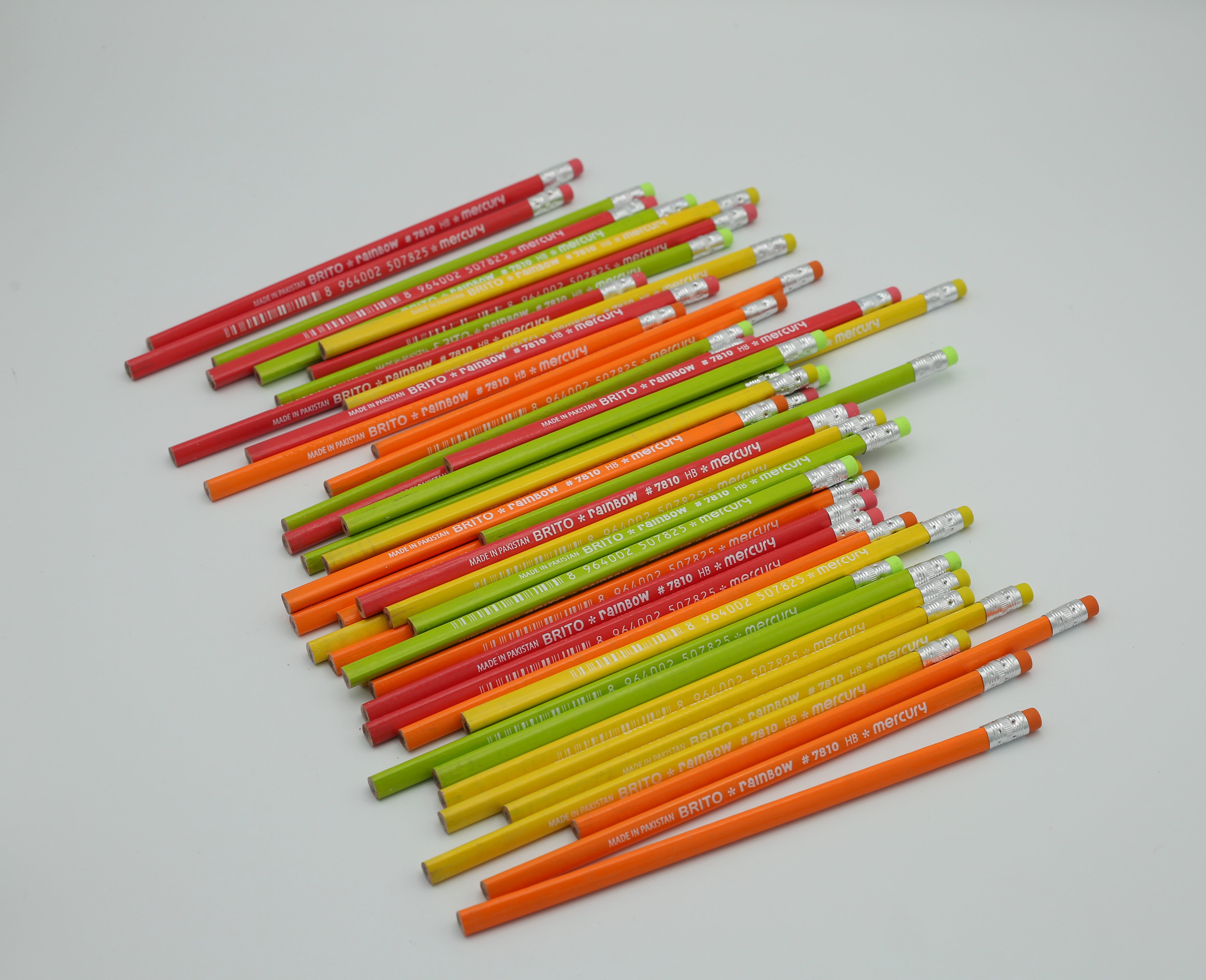 Mercury Brito Rainbow Pencil Jar 24pc MC-7810J