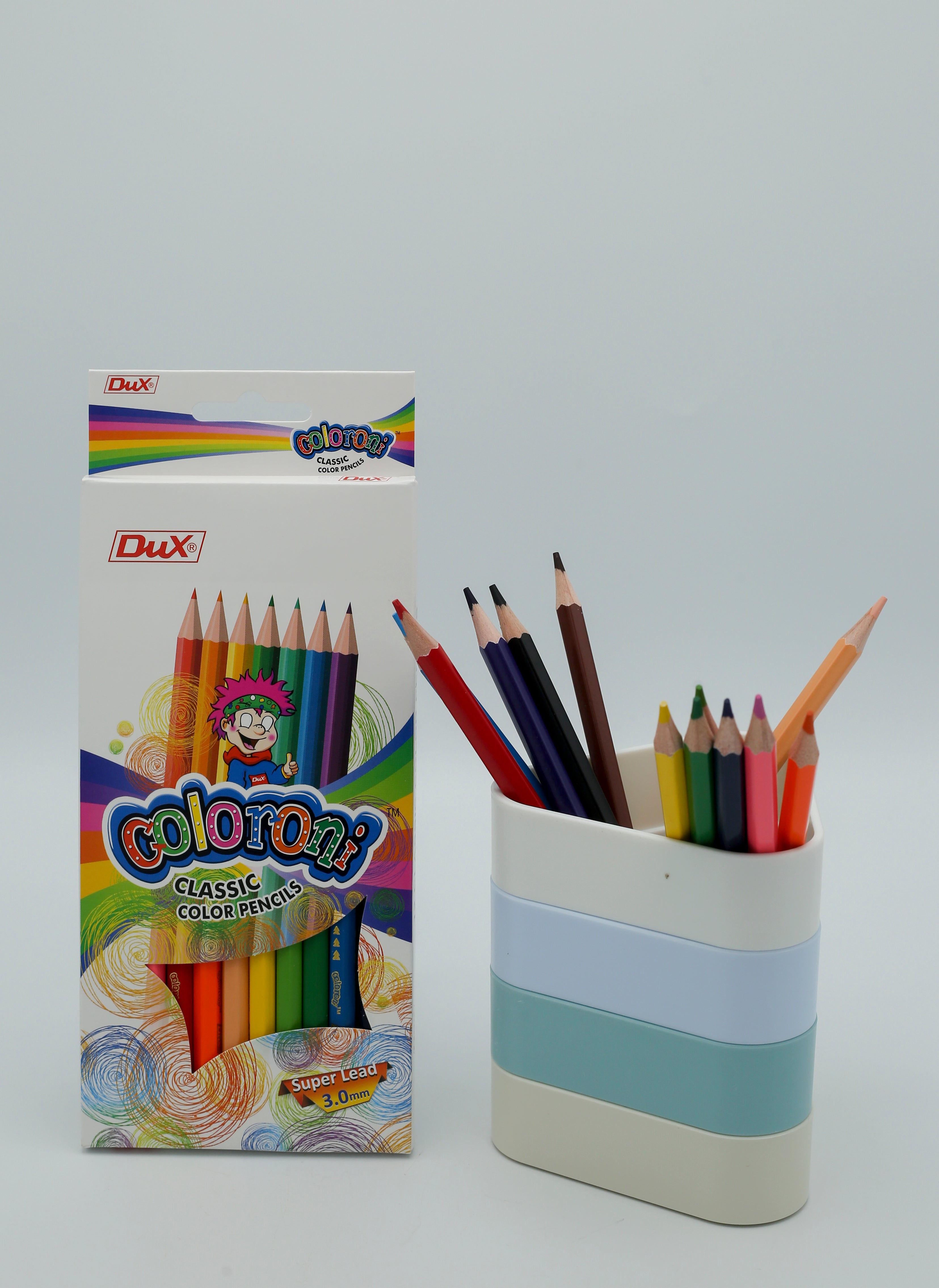 Colour Pencil Dux Coloroni 12 Classic Pencils