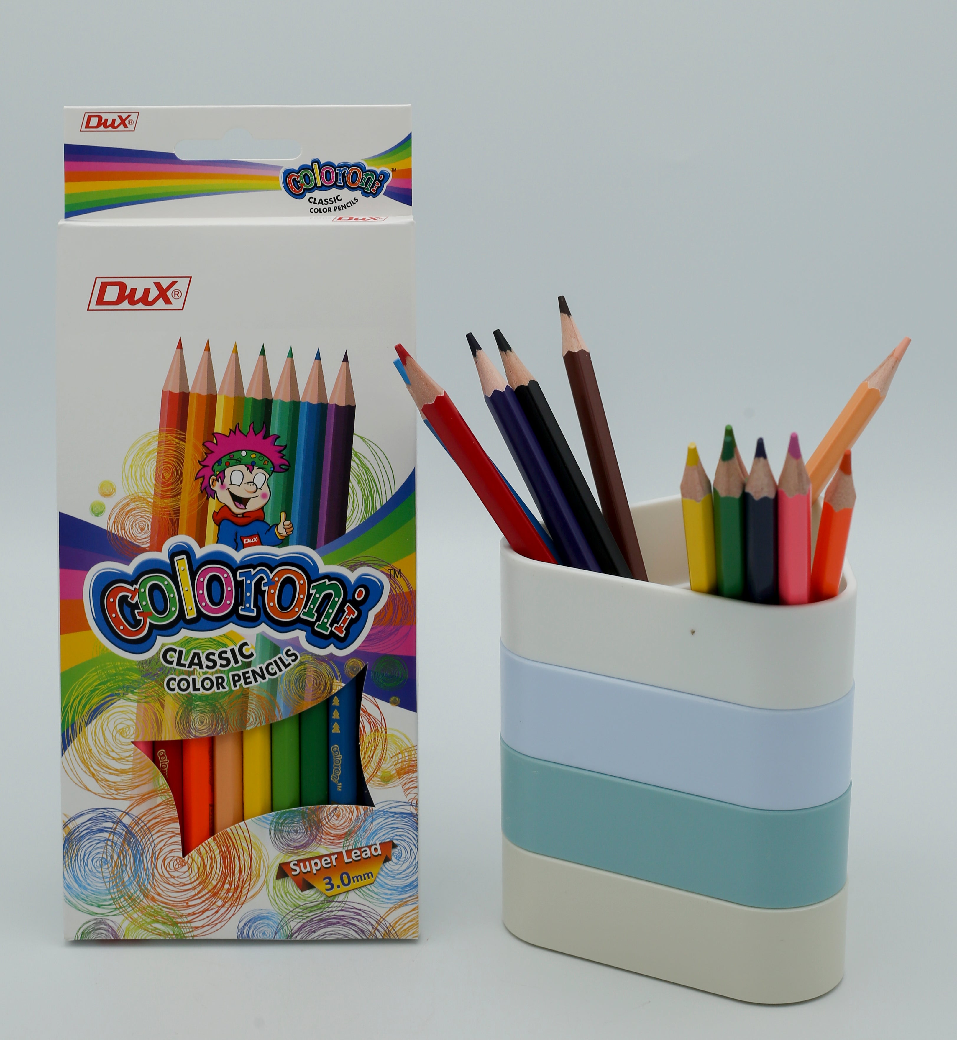 Colour Pencil Dux Coloroni 12 Classic Pencils