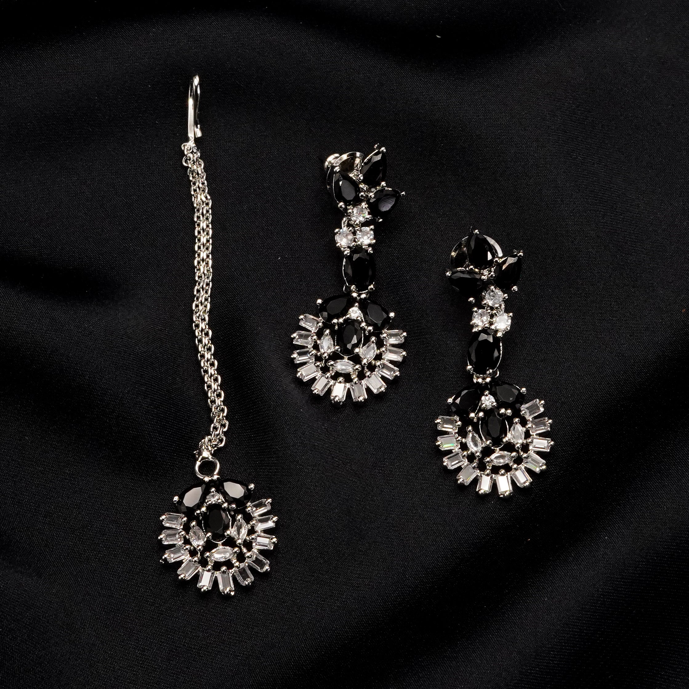 Stone Pendant with Earrings Set LS-17