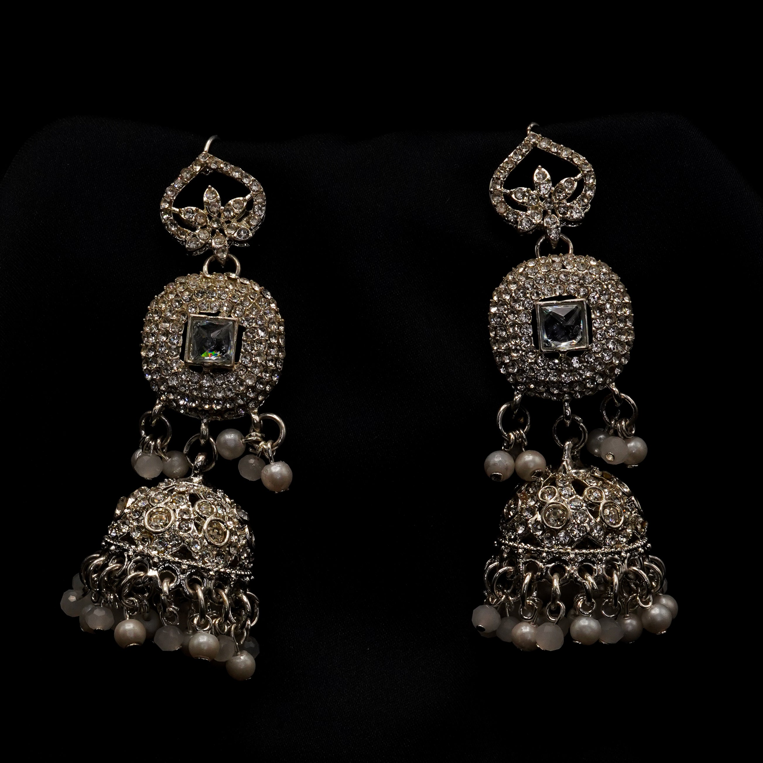 Silver Stone Jewellery Set JS-04