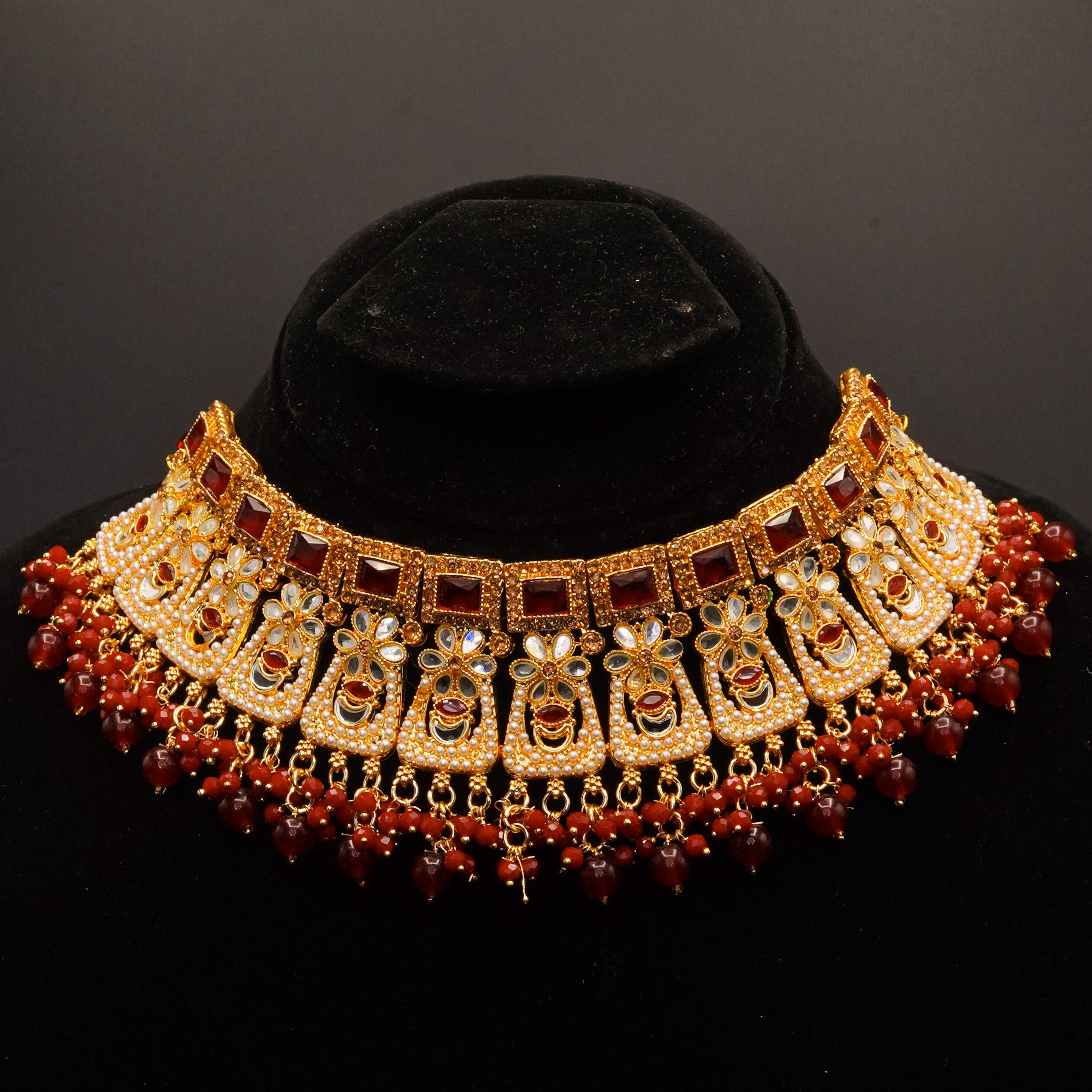 Choker Bridal Necklace Set JS-13