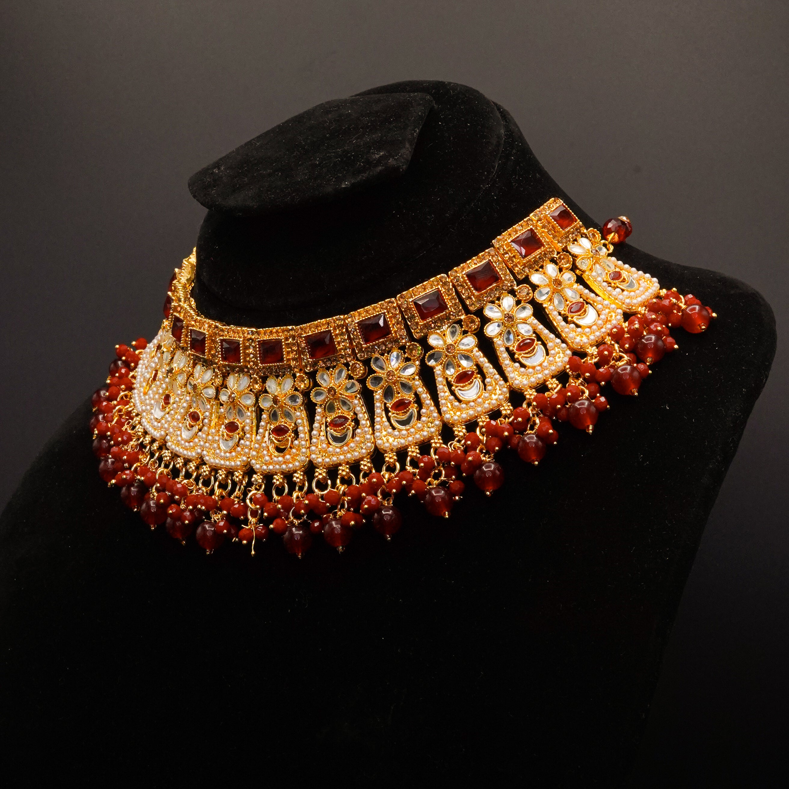 Choker Bridal Necklace Set JS-13