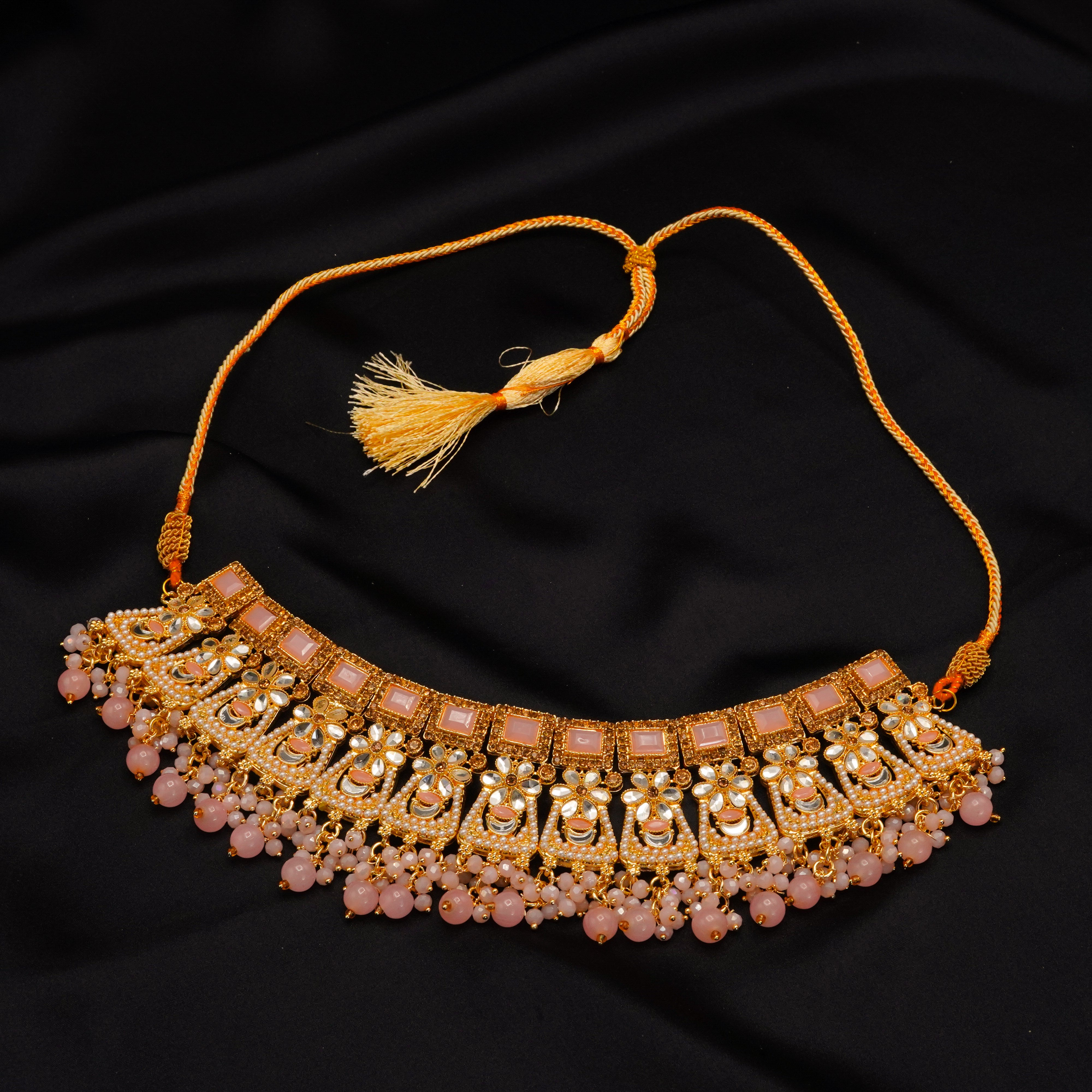 Choker Bridal Necklace Set JS-14