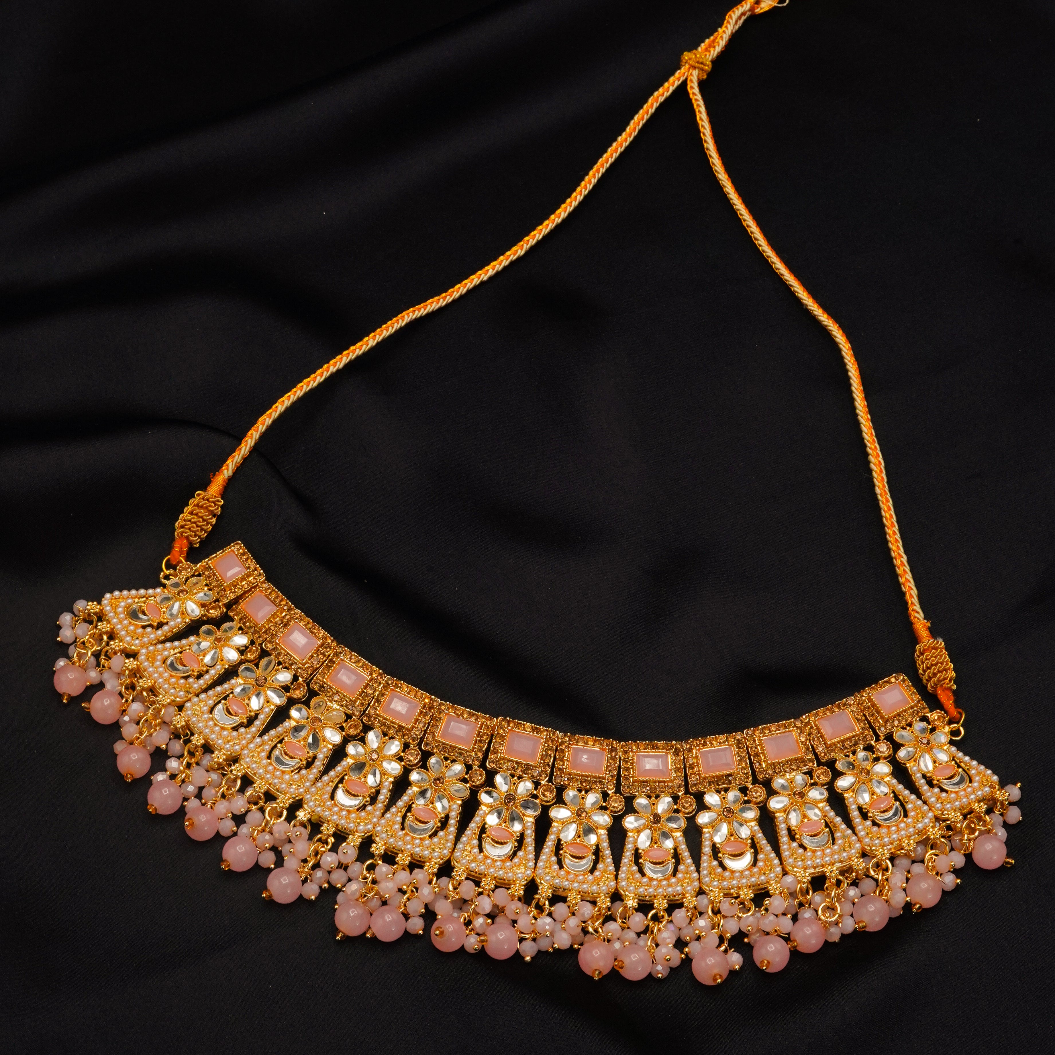 Choker Bridal Necklace Set JS-14