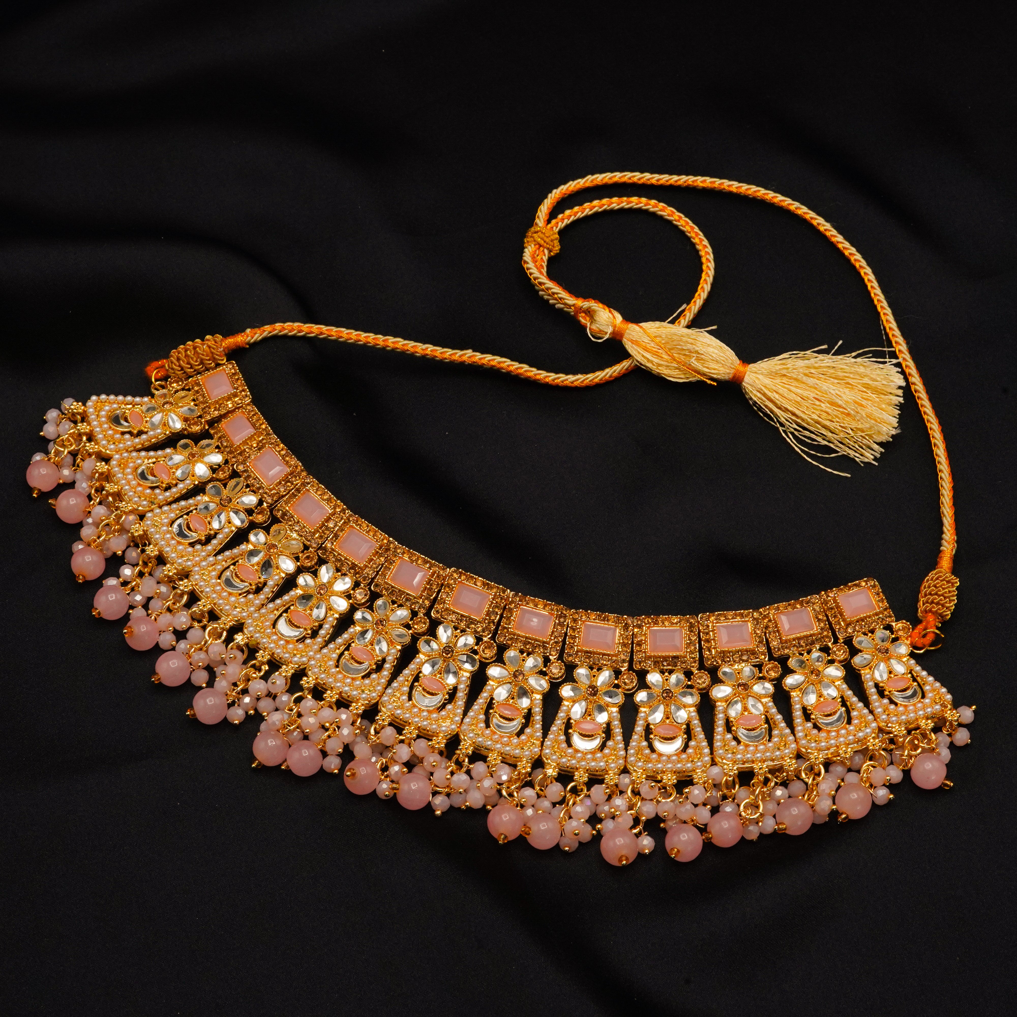 Choker Bridal Necklace Set JS-14