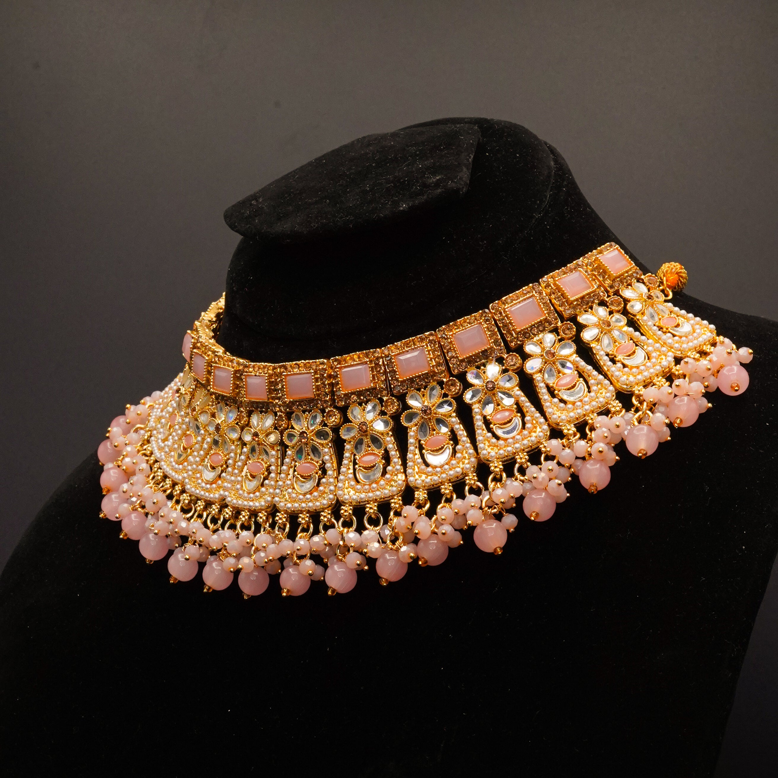 Choker Bridal Necklace Set JS-14