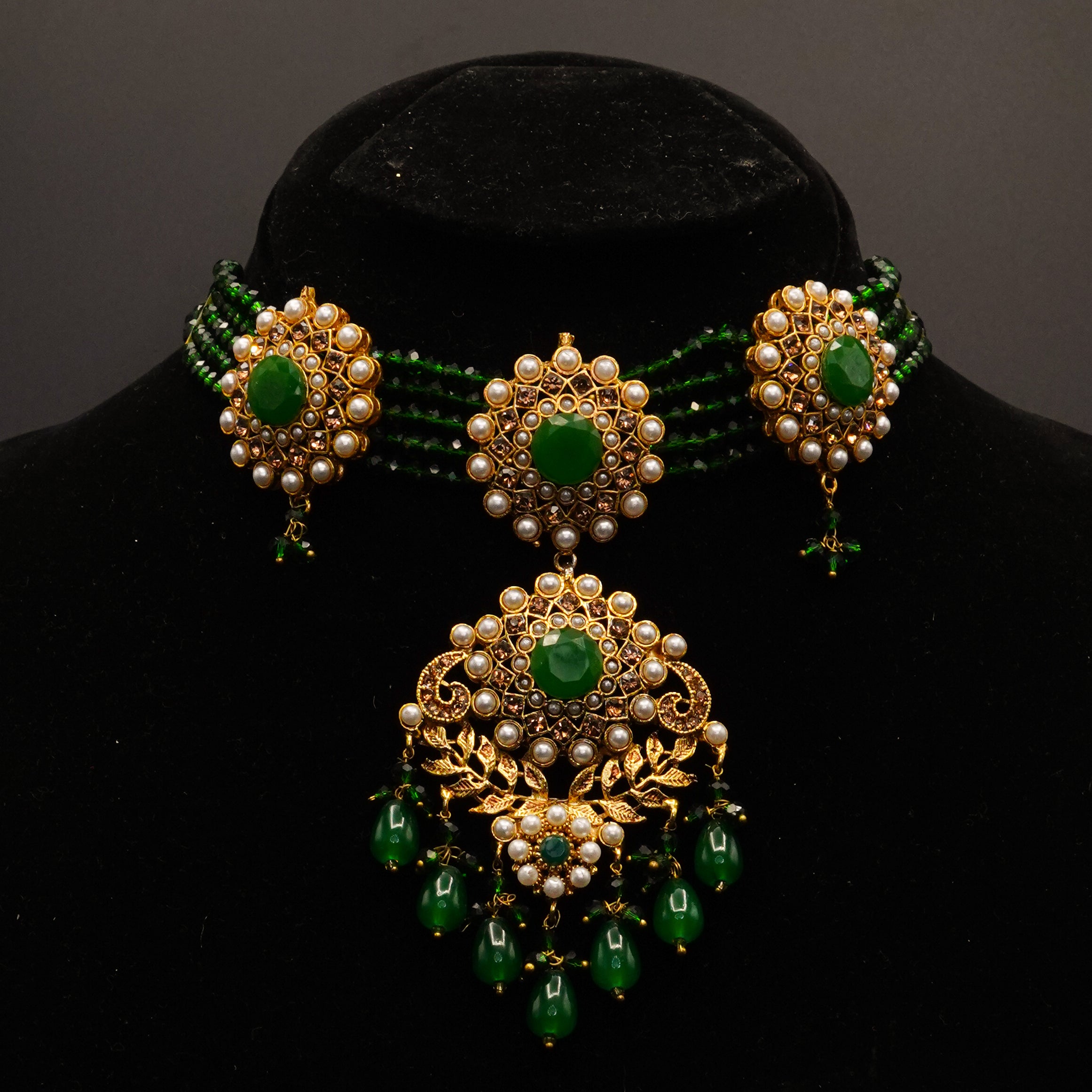 Complete Bridal Necklace Set JS-15