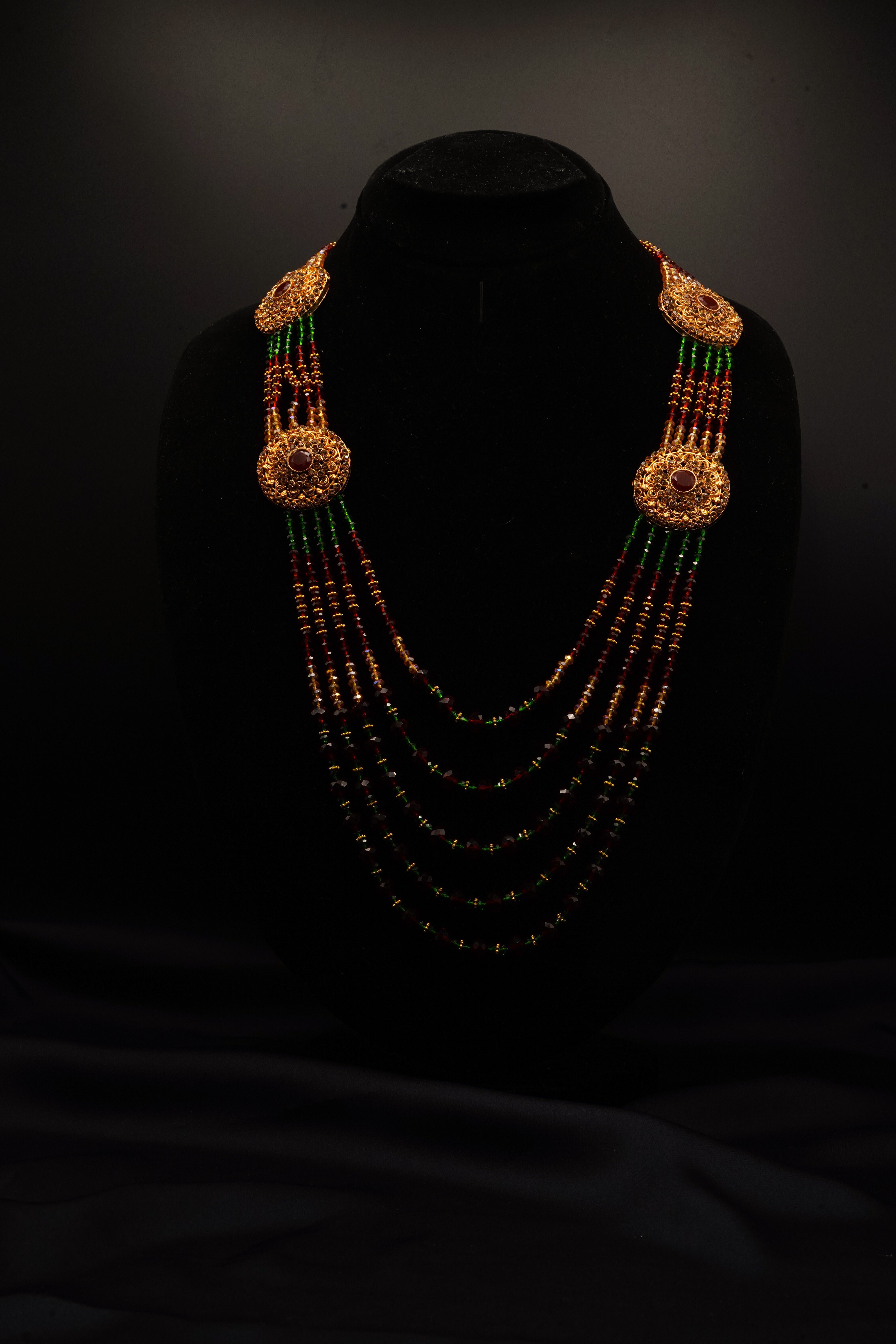 Mala Necklace Set 5 Layers JS-18