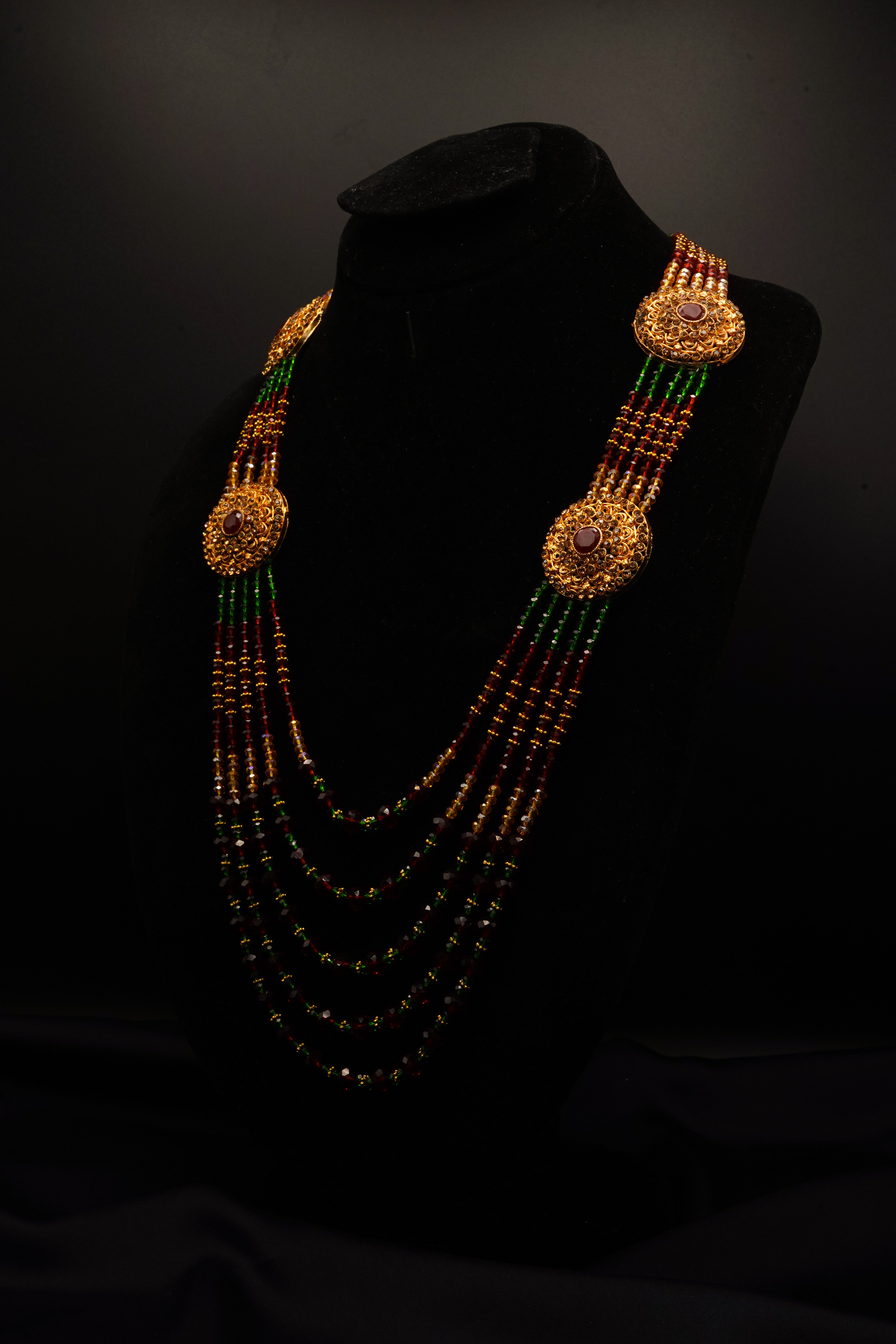 Mala Necklace Set 5 Layers JS-18