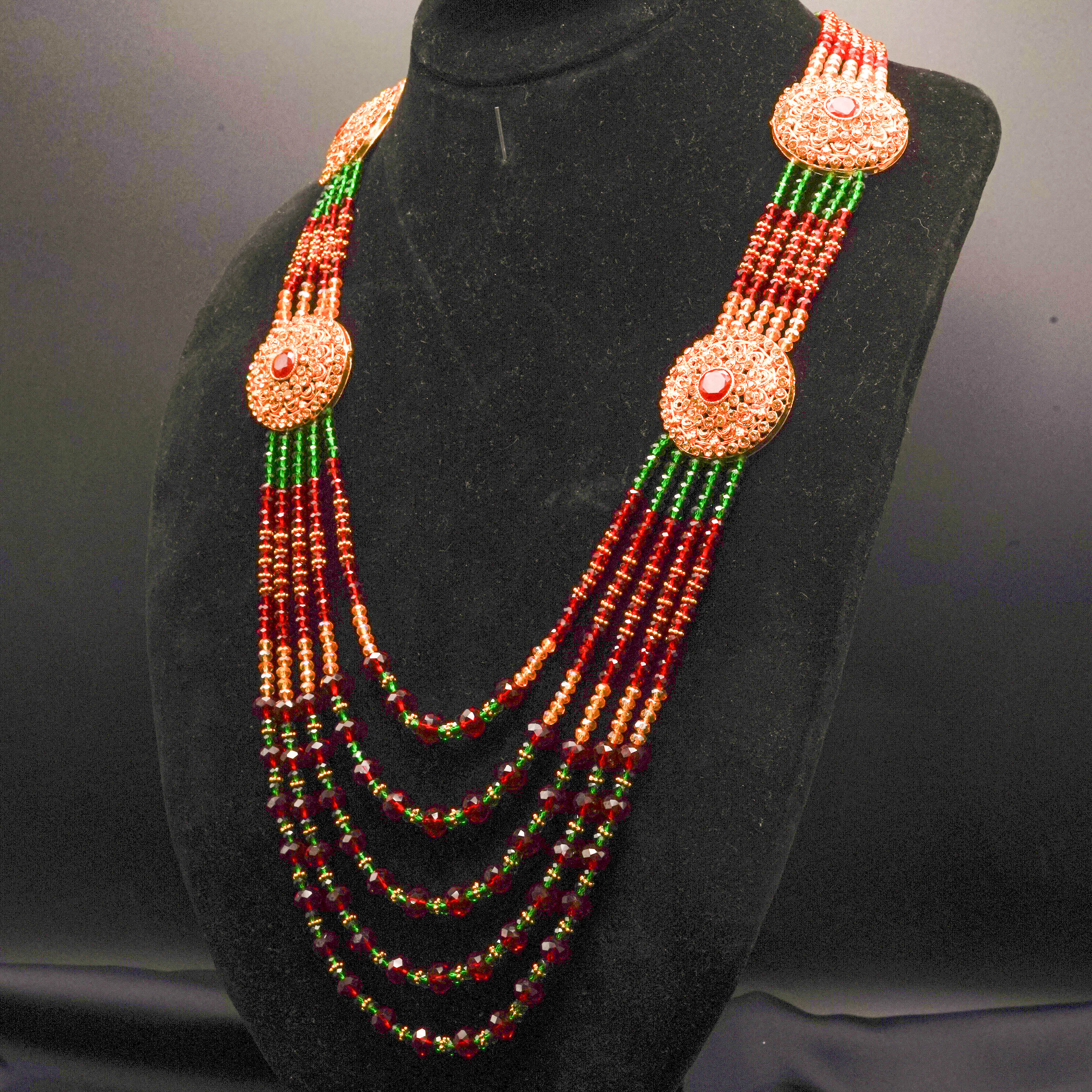 Mala Necklace Set 5 Layers JS-18