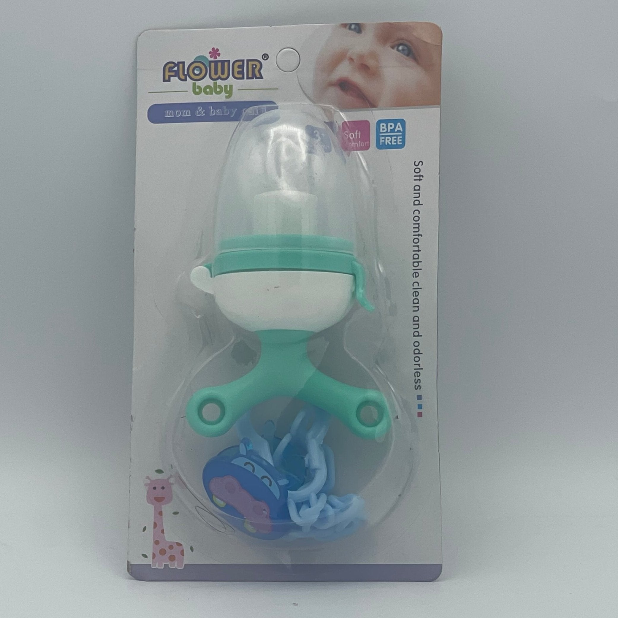 Flower Baby Fruit Feeder Pacifier With Clip FF-7