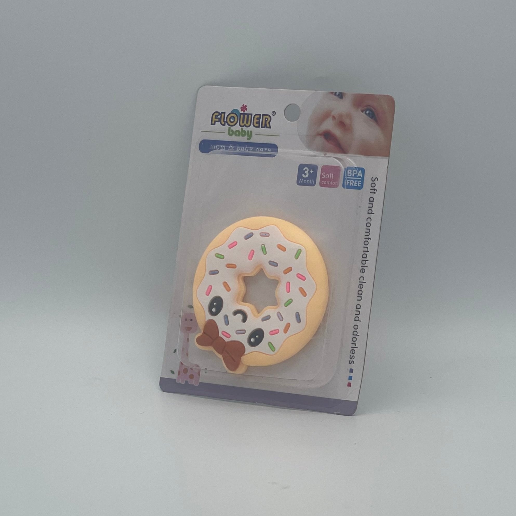 Silicone Baby Teather Donut Design T-1