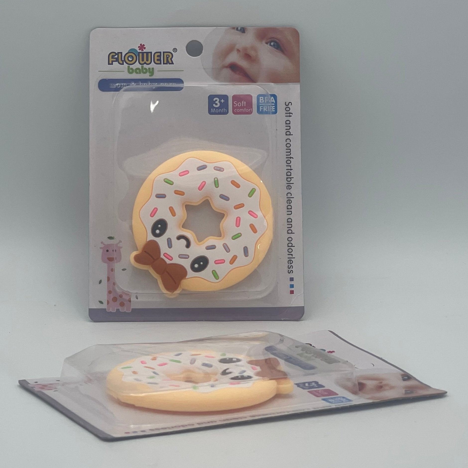 Silicone Baby Teather Donut Design T-1