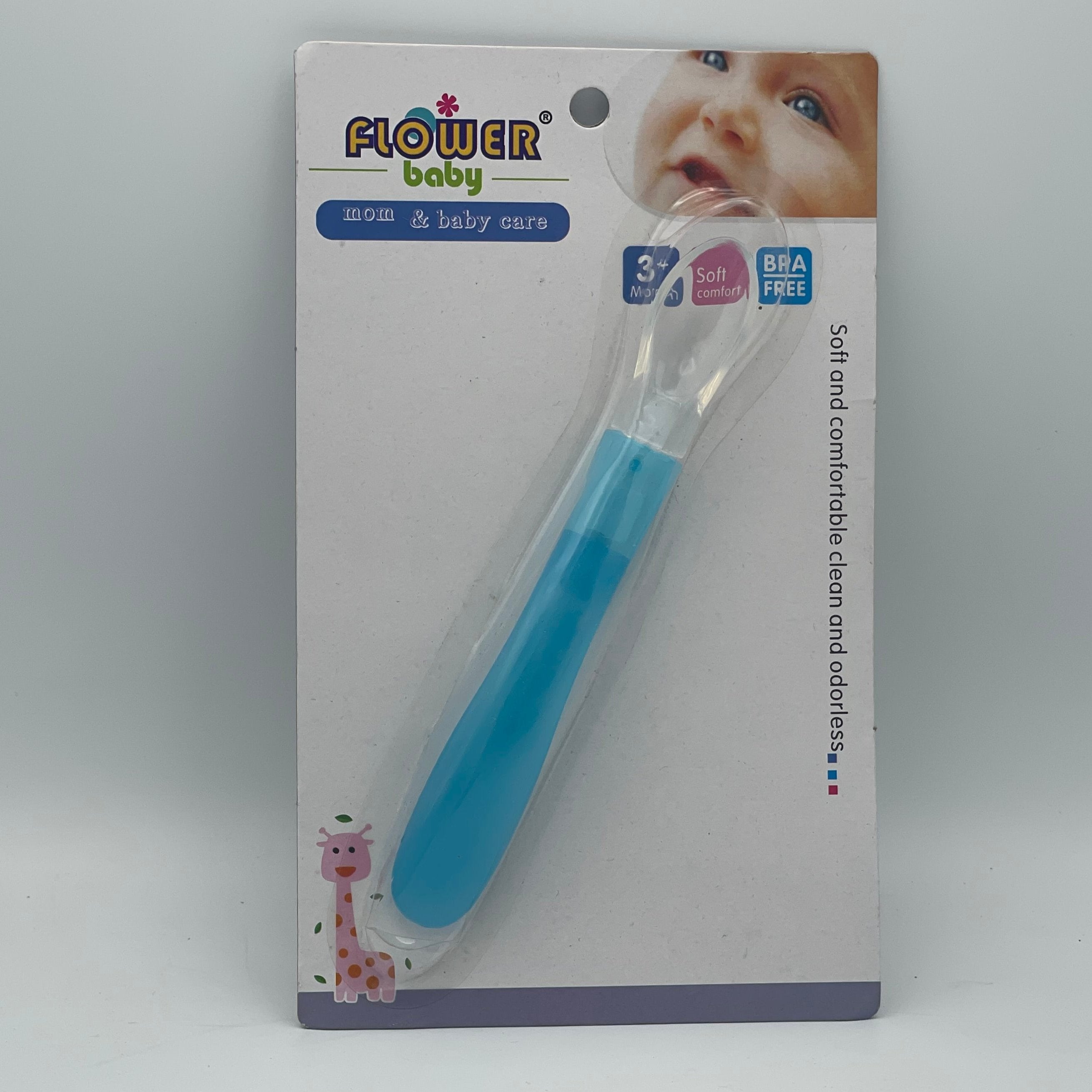 Flower Baby Silicone Feeding Spoon BS-1