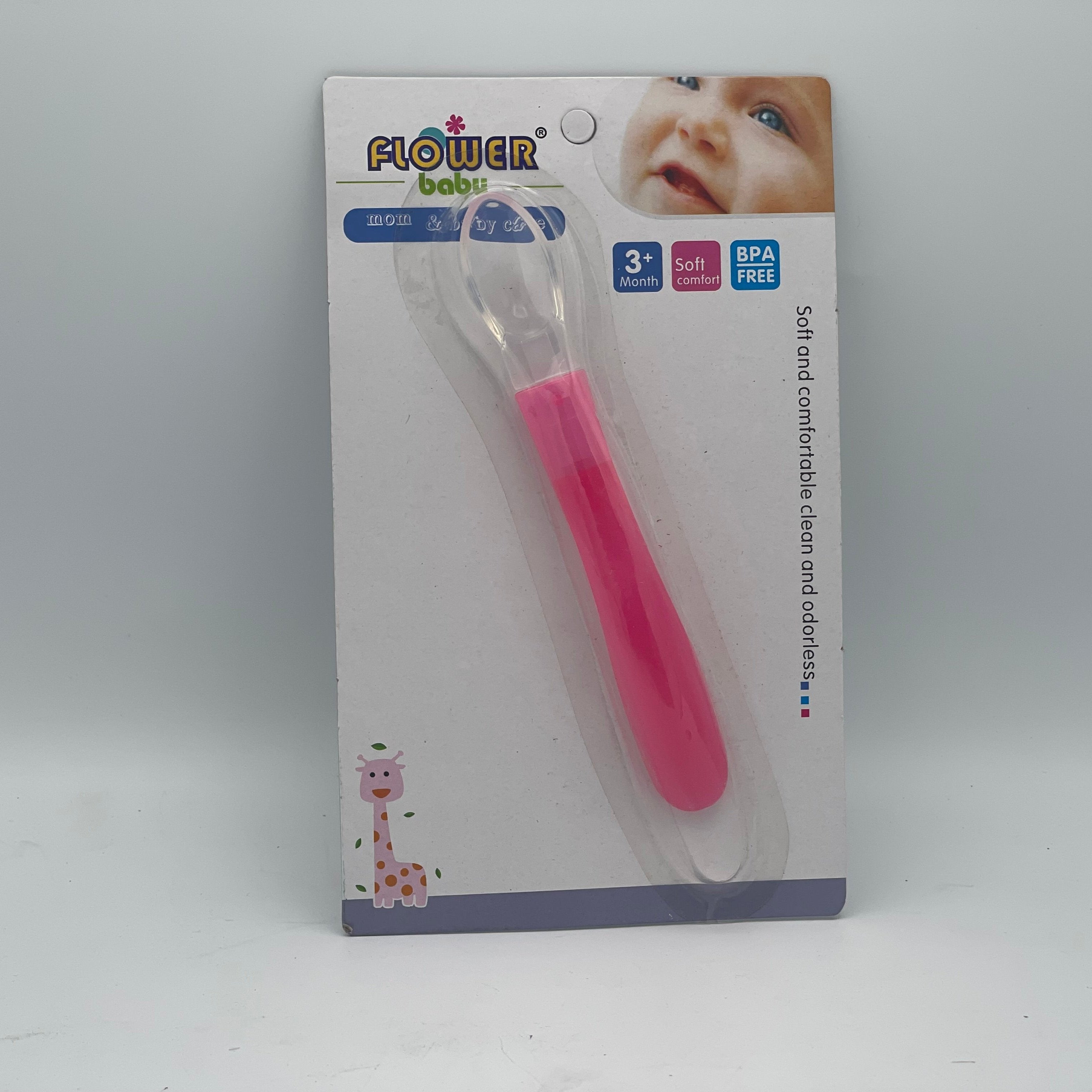 Flower Baby Silicone Feeding Spoon BS-1