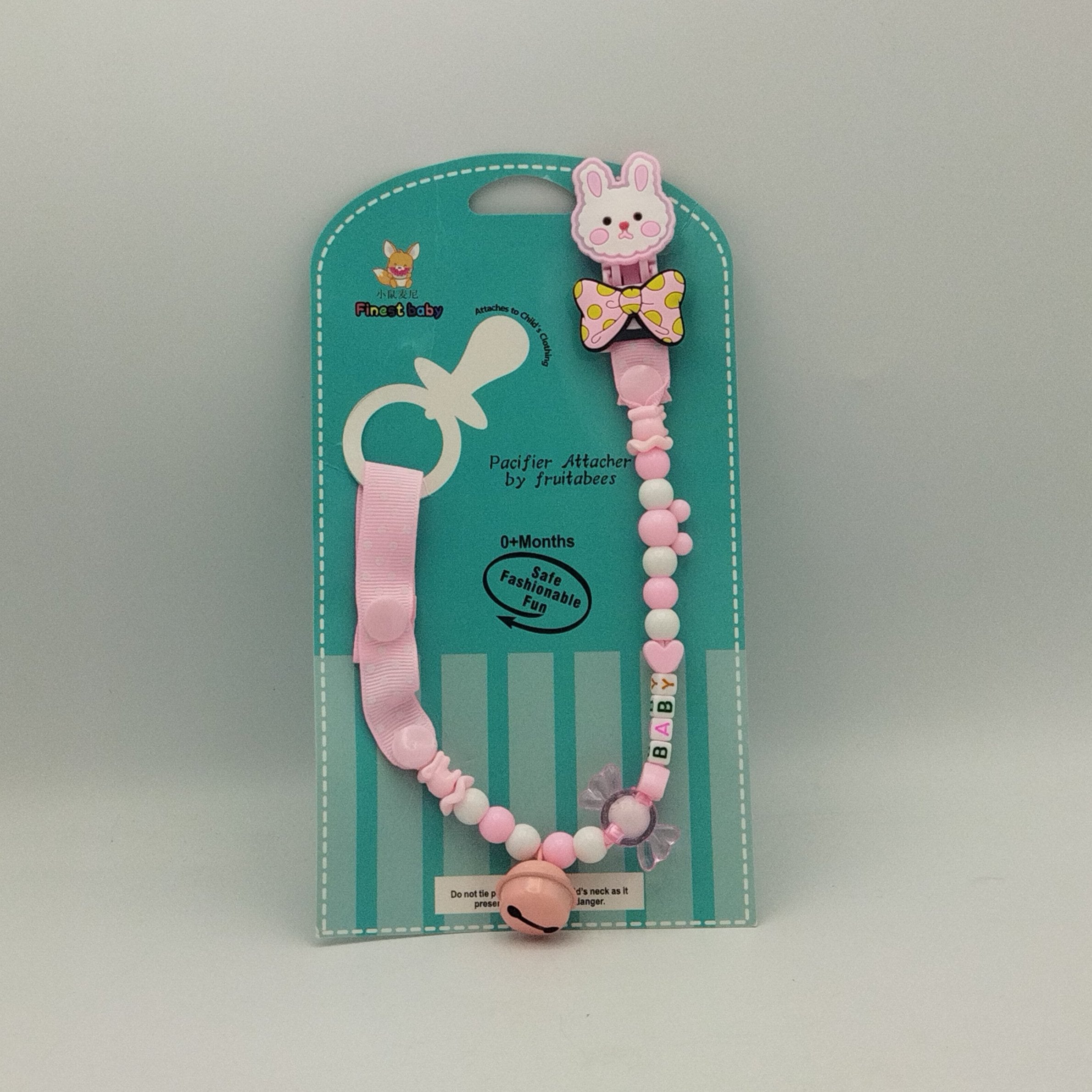 Baby Pacifier Cute Chain Holder With Clip