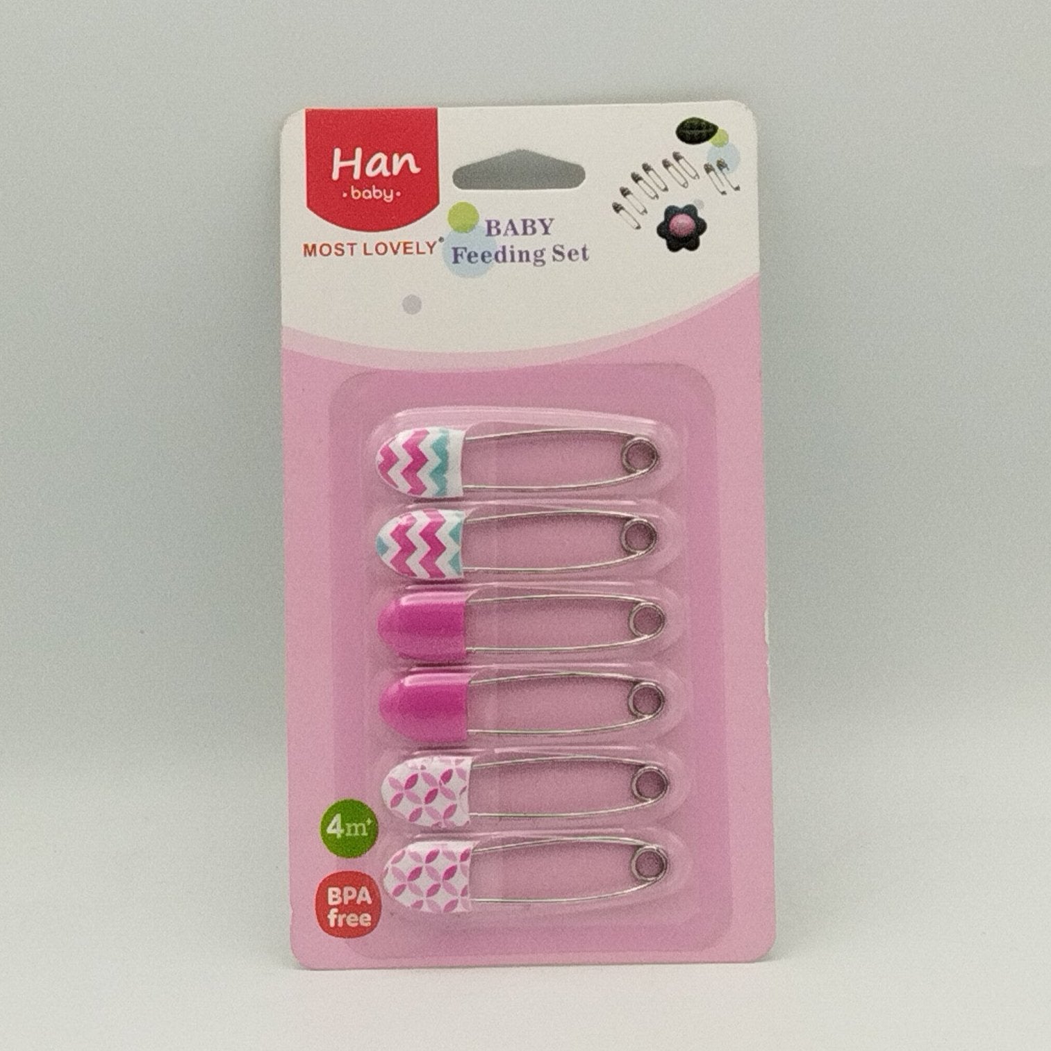 Han Baby Multi Purpose Safety Pins Pack 6 pcs