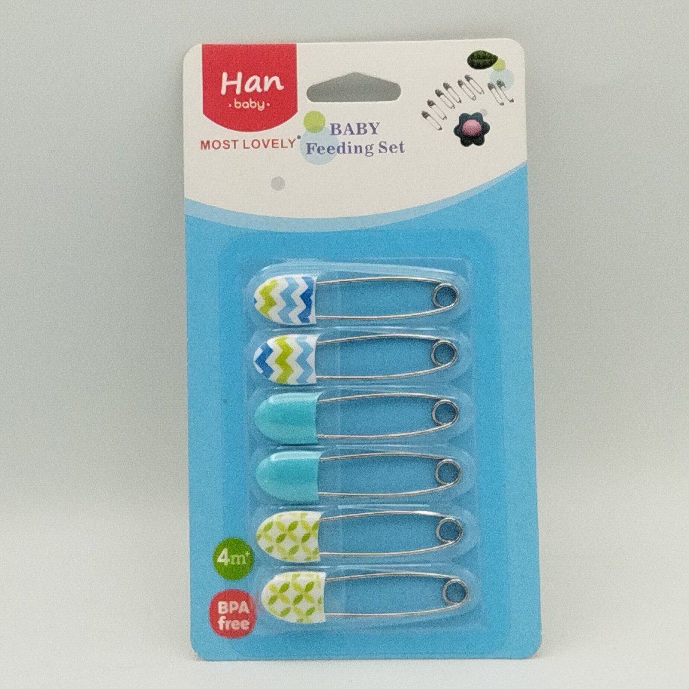 Han Baby Multi Purpose Safety Pins Pack 6 pcs