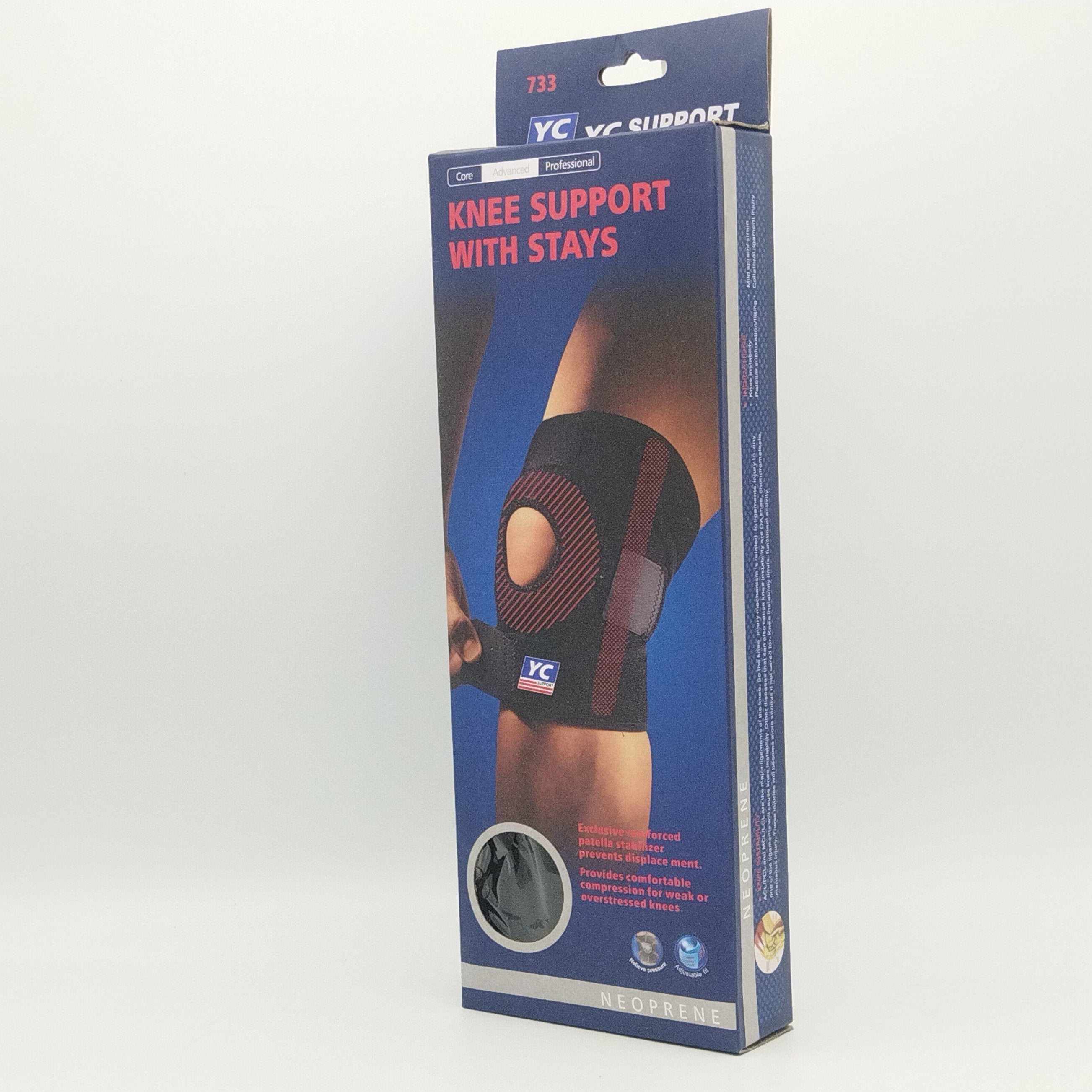 Neoprene High Quality Knee Support With Stays 733