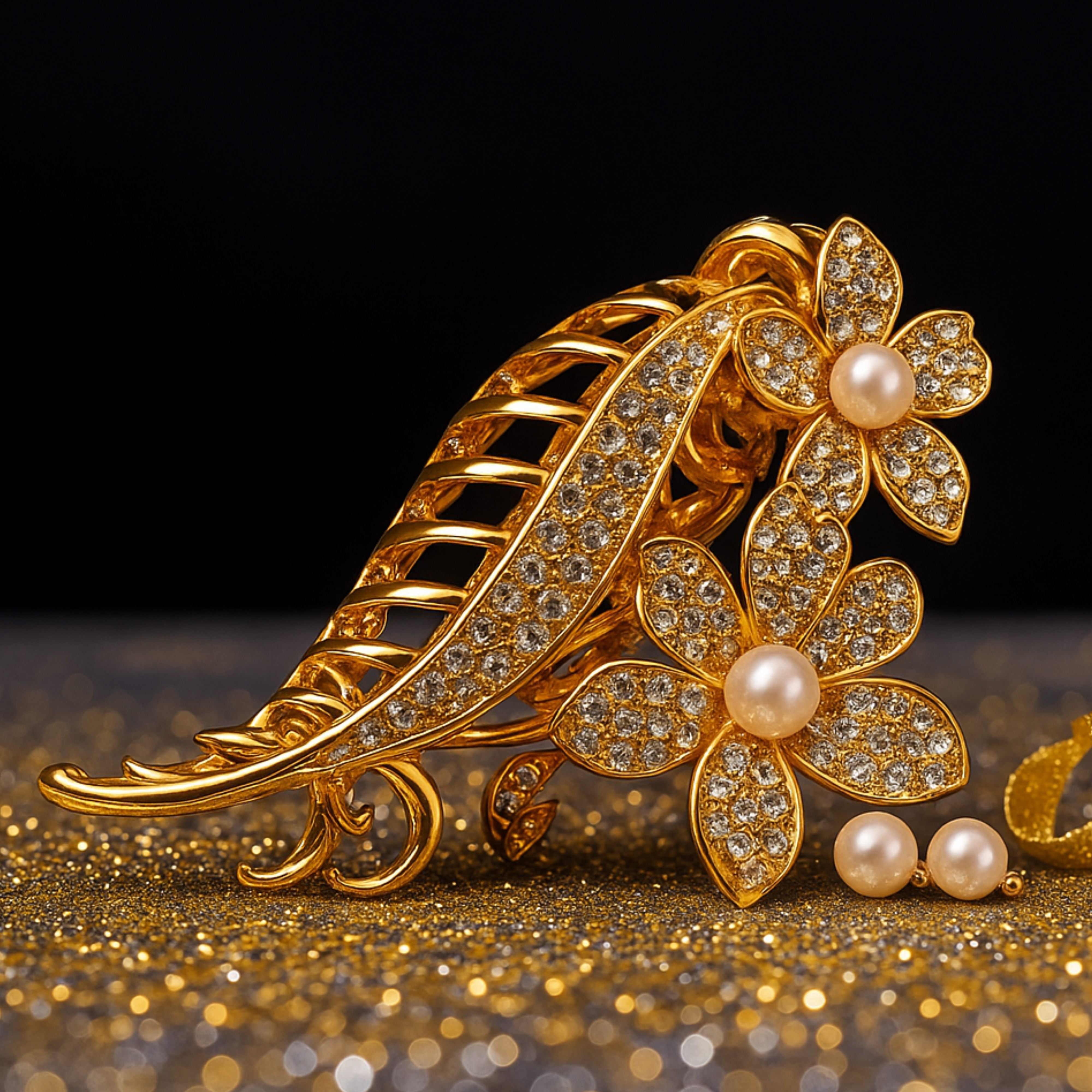 Women's Flower Brooch WB-1