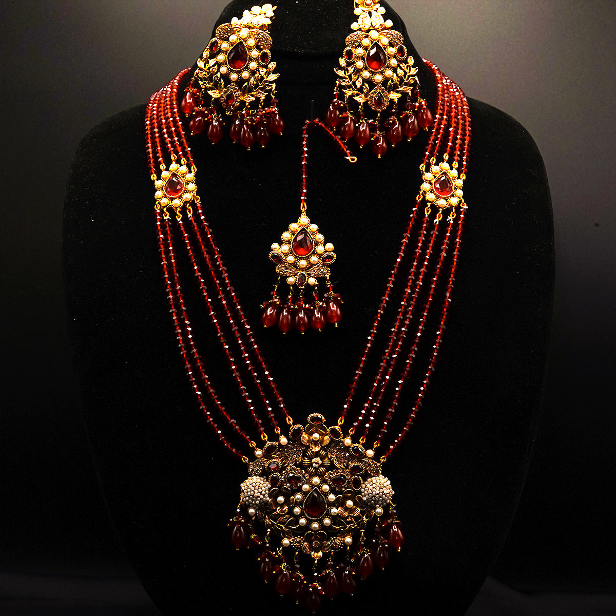 Complete Bridal Necklace Set JS-17