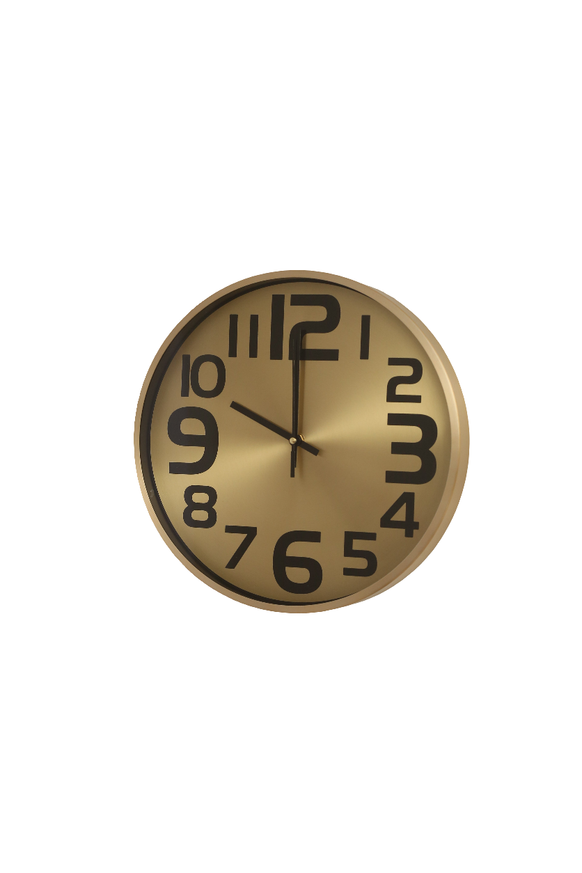 Wall Clock Metal 50121-3