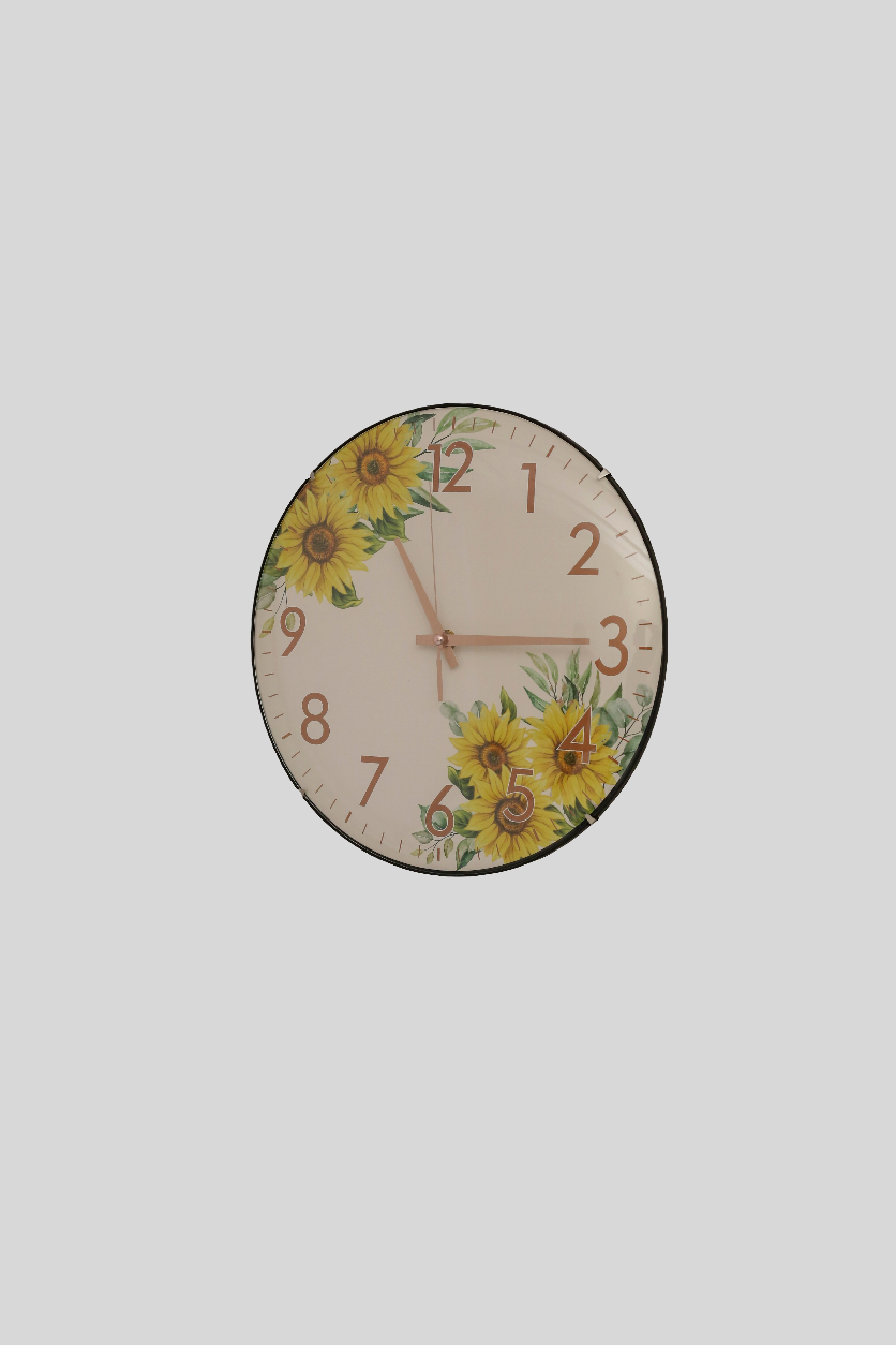 Printed Wall Clock Round 236-8