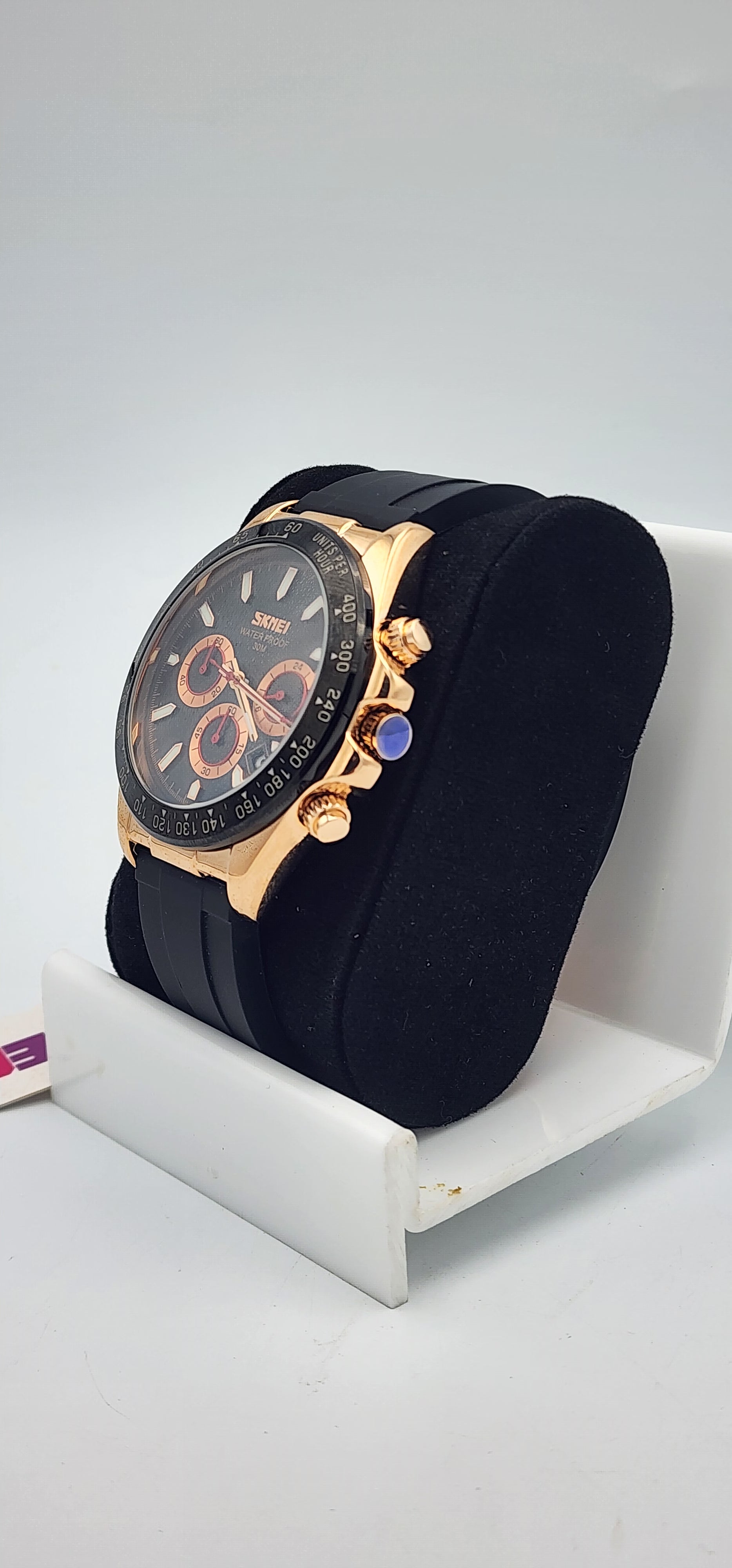 Skmei 9275 Quartz Date Working Water Proof Rose Gold